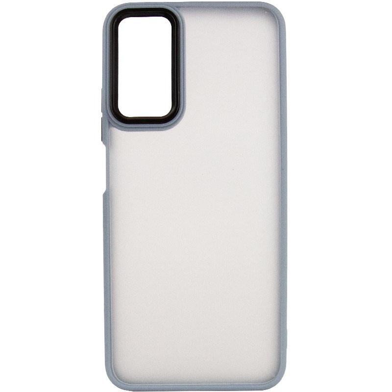 Накладка TPU+PC Lyon Frosted для Moto G84  (Sierra Blue)