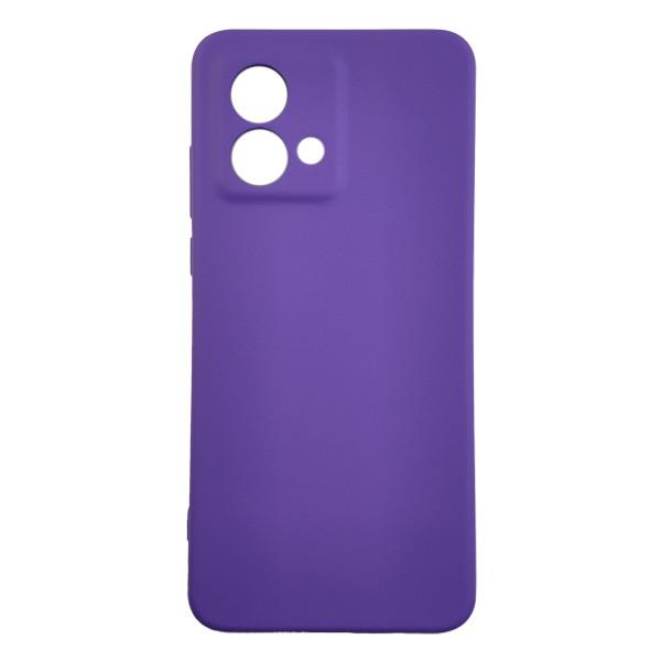 Silicone Case Full Camera для Moto G84 Dark purple
