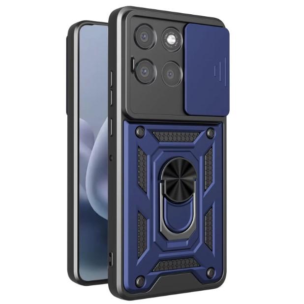 Накладка Camshield Serge Ring для MOTOROLA G86 Power / G86  синя