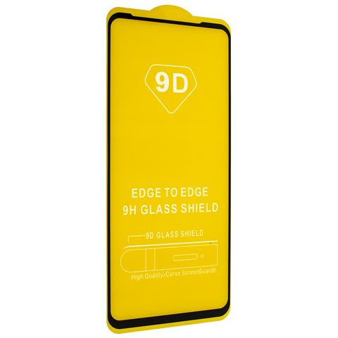 Захисне скло  для Moto G9 Plus з чорною рамкою