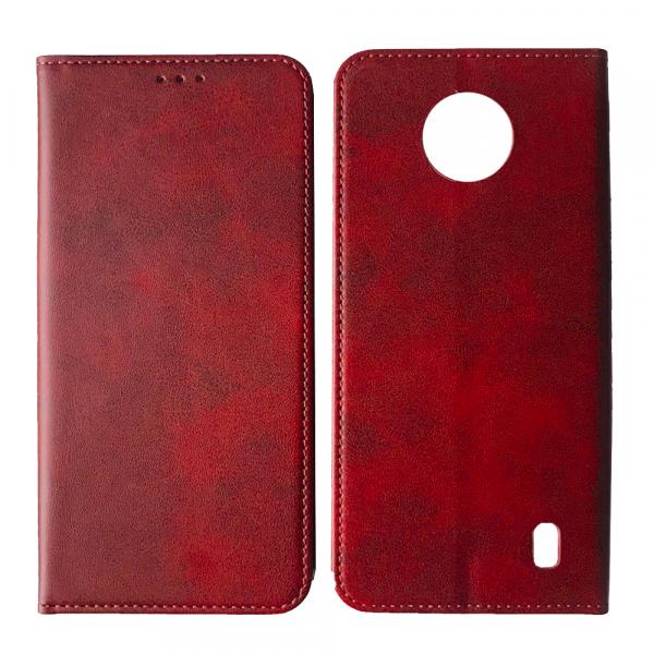 Книжка Black TPU Magnet для Nokia C20 / С10 червона