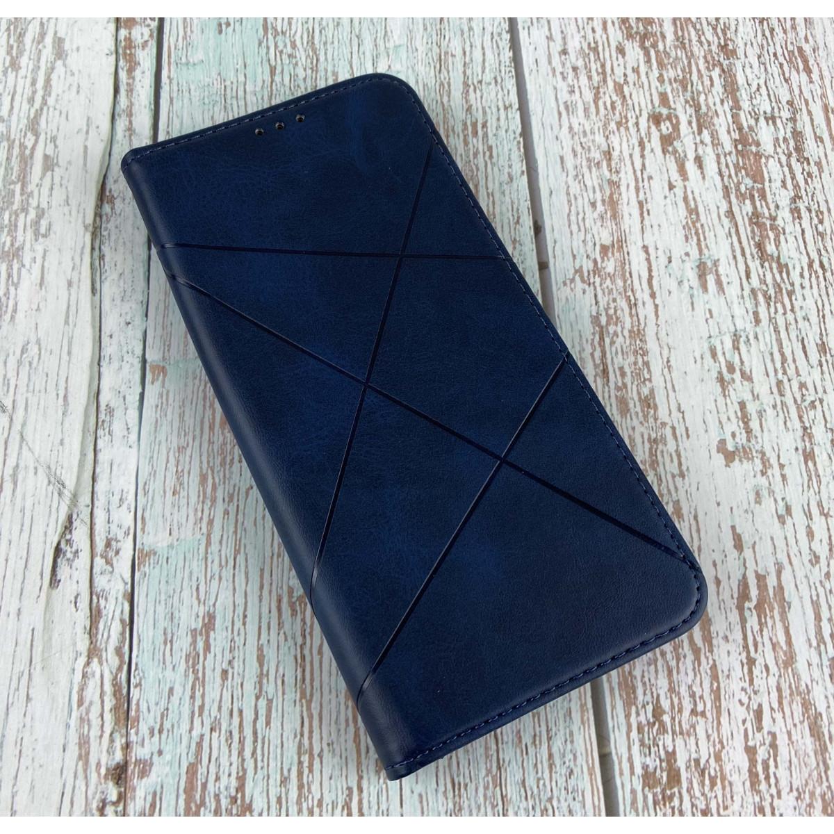 Книжка Business для Samsung A50/A30s синя
