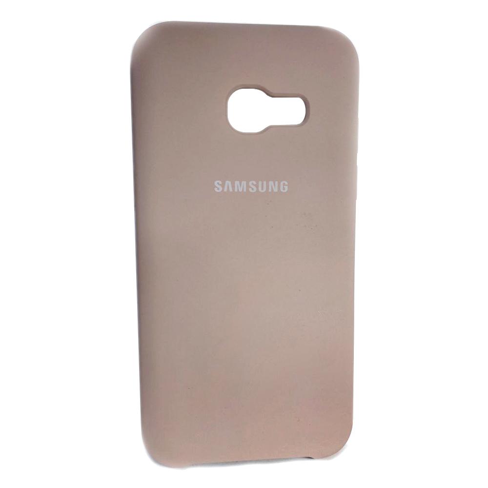 Silicone case для Samsung A3 (2017) A320 (Pink sand)