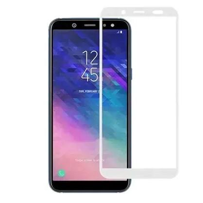 Захисне скло Silk Screen для SAMSUNG A6 Plus (2018) white