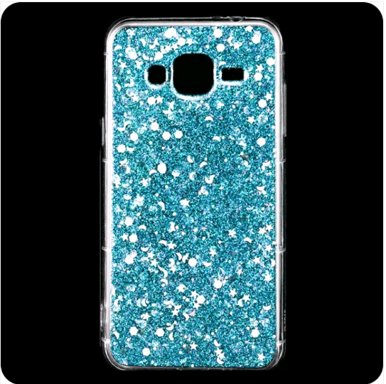 Накладка Confetti для Samsung J3 J300/J310/J320 блакитна