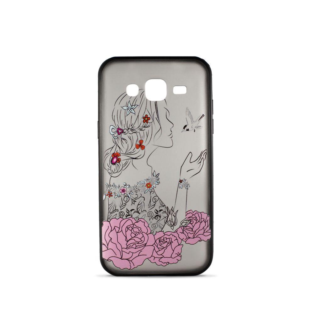 Накладка  для Samsung J5 (2015) J500  Rock Tatoo "Rose"