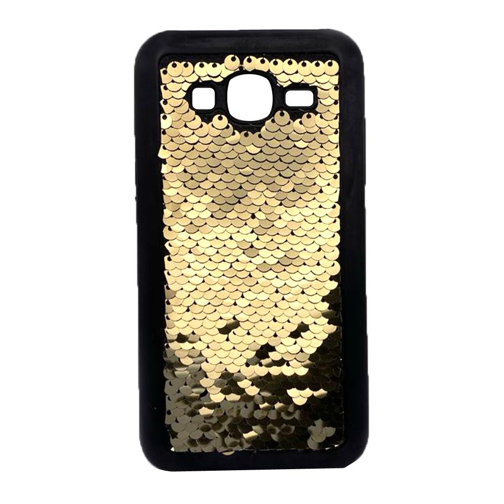 Накладка Sequins для Samsung J5 (2015) J500  золота