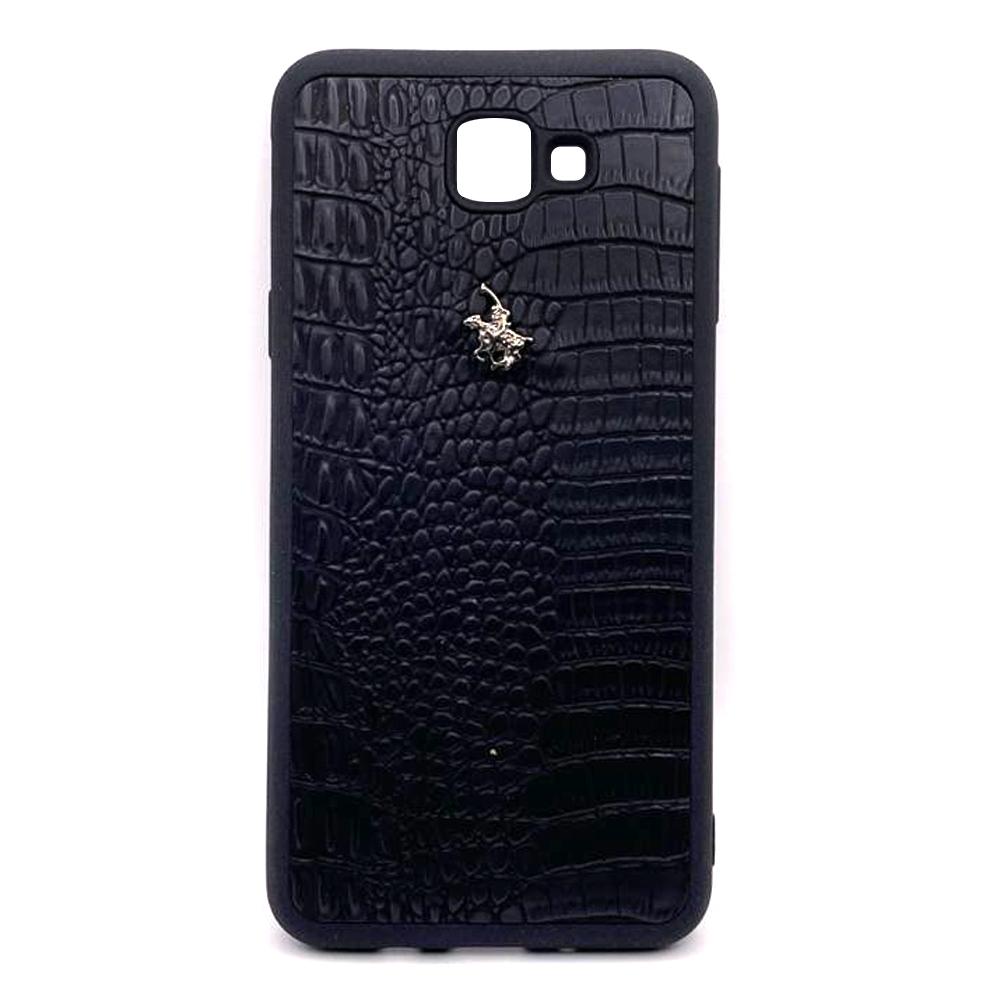 Накладка для Samsung J5 Prime leather (Black)