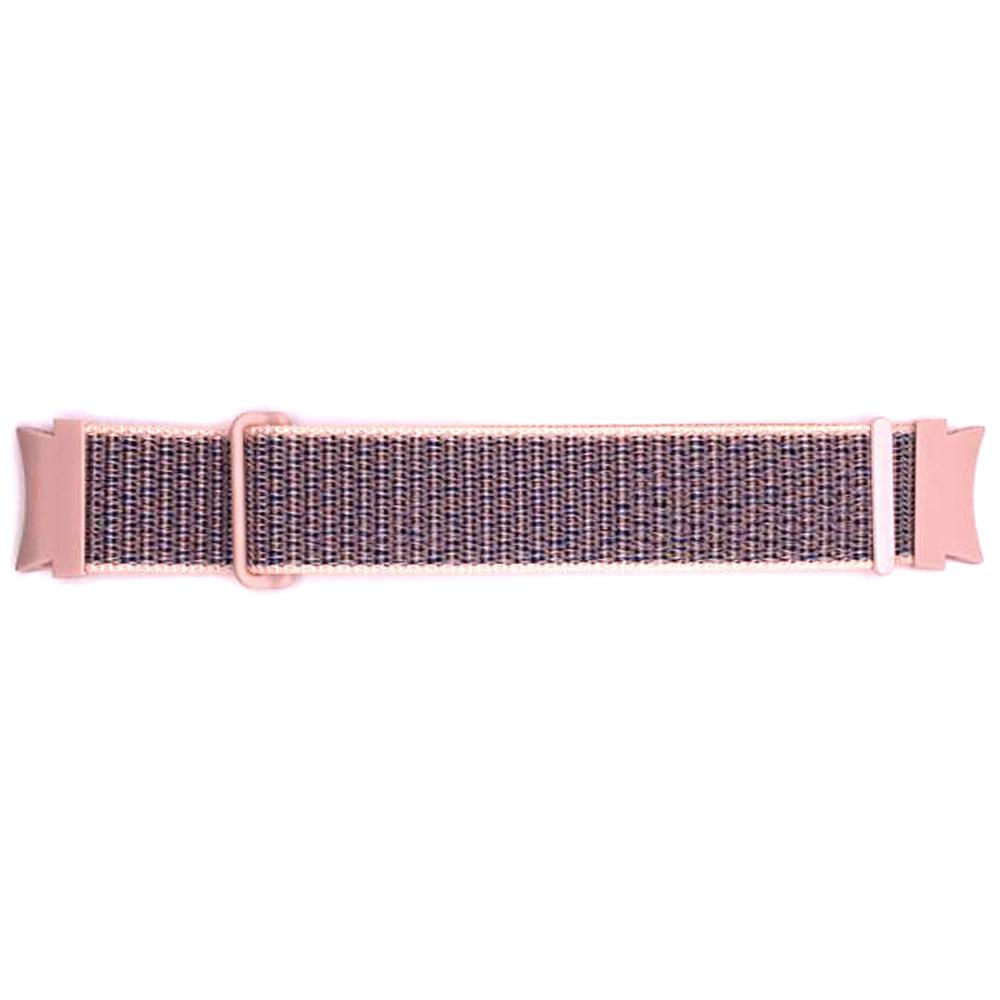 Ремінець Nylon для Samsung Watch 4 / Watch 5 20 mm (Pink sand/grey)