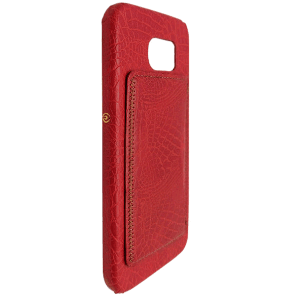 Чохол DK-Case Рептилія з кишенею для Samsung S6 (G920)  (red)