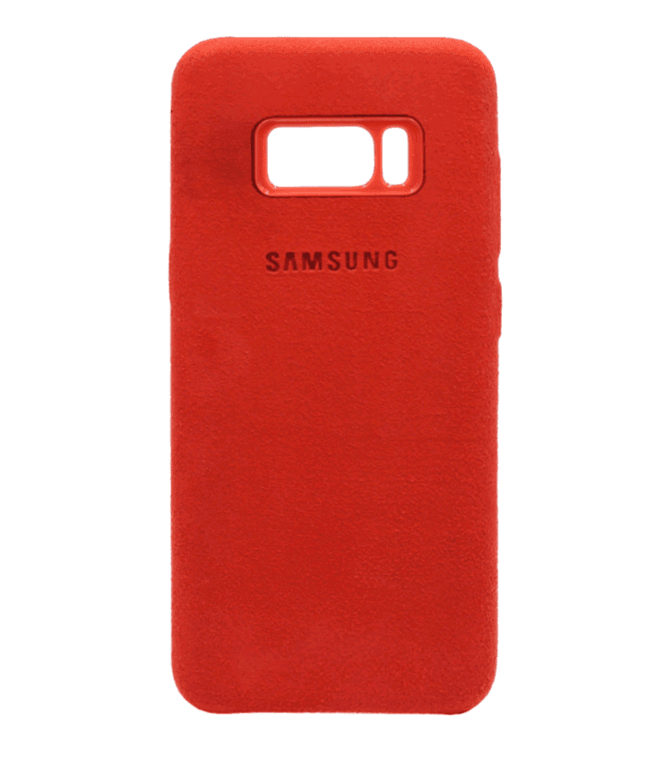 Чохол-накладка Alcantara для Samsung S8 Plus (red)