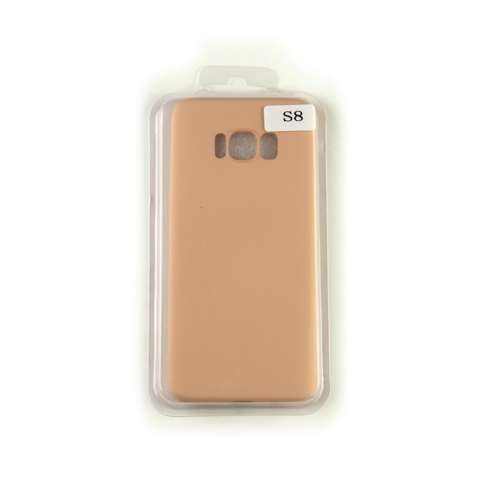 Silicone Case Full Cover для Samsung S8 рожеве золото