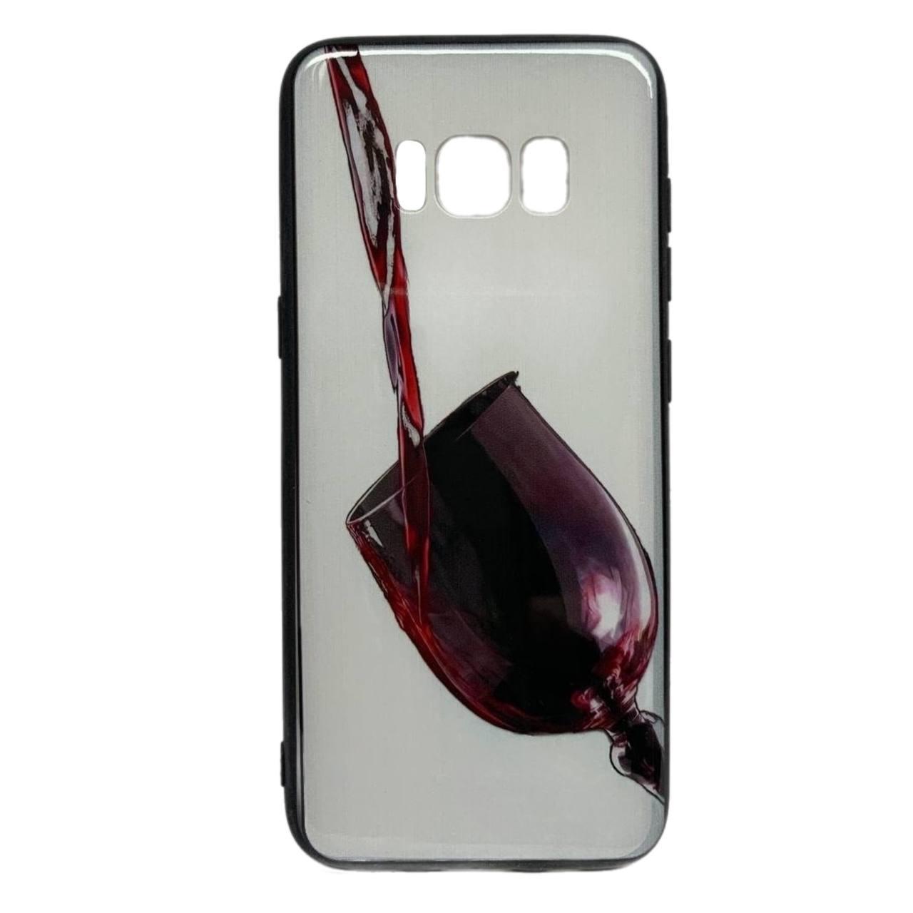 Накладка Print Gloss для Samsung S8 (Wine)