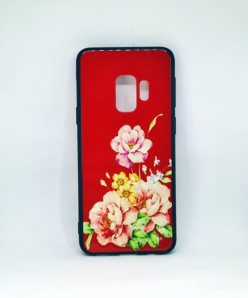 Накладка Flowers глянець для Samsung S9 (Квітка)