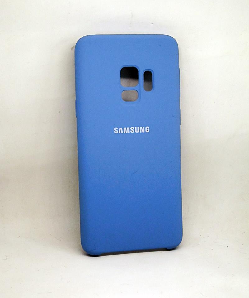 Silicone Case Premium для Samsung S9 (Azure)