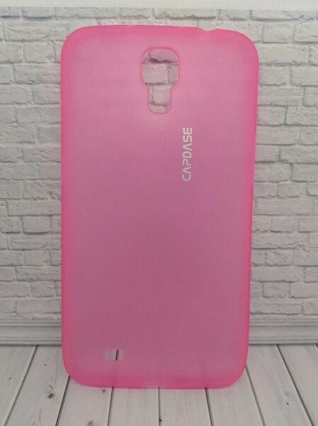 Накладка силікон Capdese для Samsung i9200 Mega 6.3 pink