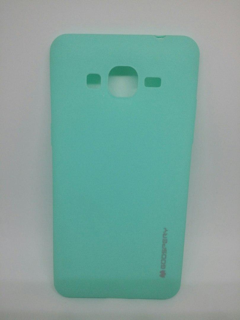 Накладка Goospery Soft Tuch для Samsung J1 (Turquoise)  в тех. упаковці (0,3 мм)