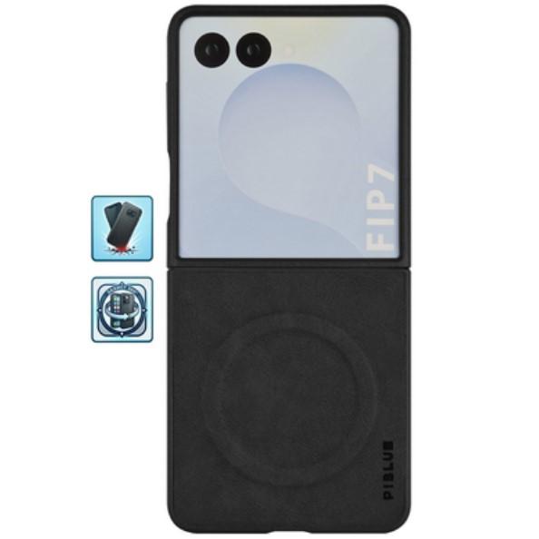 Чохол Piblue Premium з MagSafe (CS-02) для Samsung Z Flip 7 (Чорний)