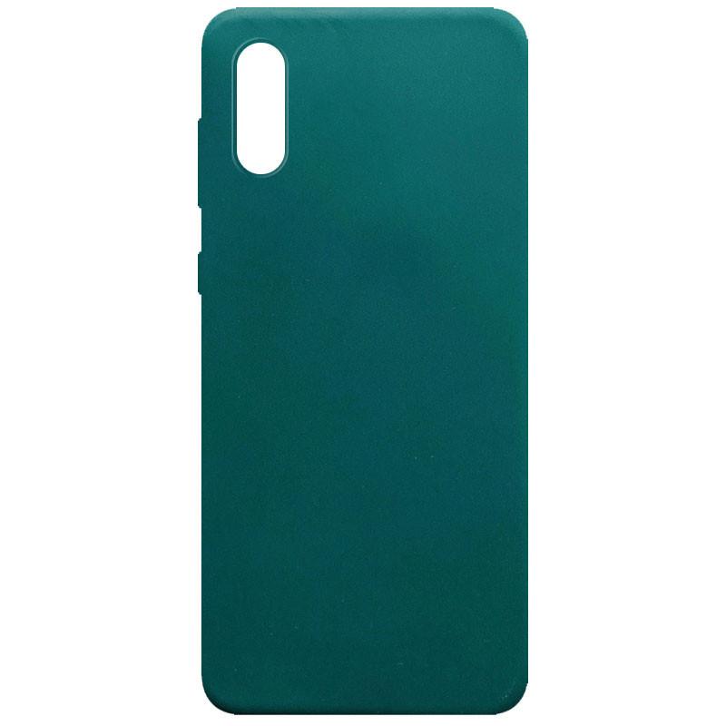 Накладка Candy для Samsung A02  Forest Green