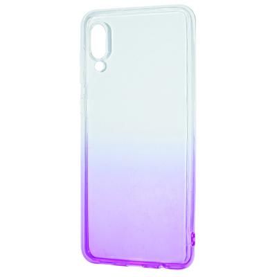 Накладка Gradient Design для Samsung A02 (white/purple)