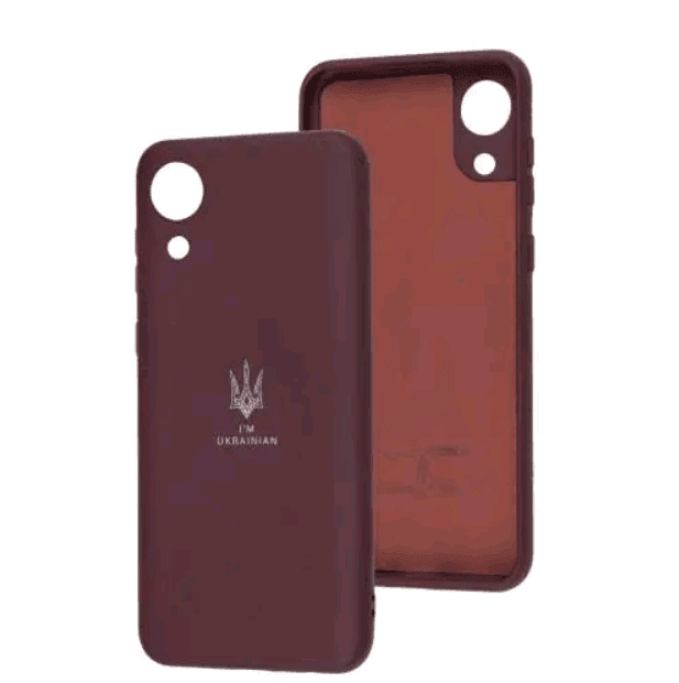 UA Silicone Case Full Protective для Samsung A03 Core (Marsala)