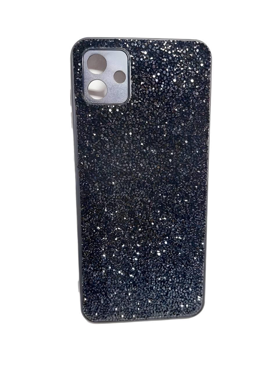 Накладка Grainy Diamonds для Samsung A04E чорна