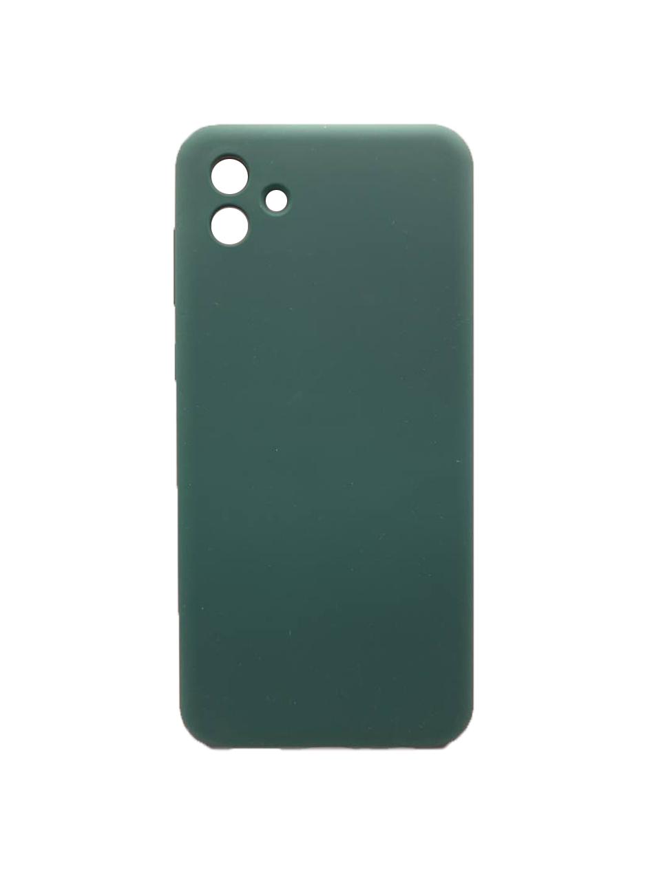 Silicone Cover Full Camera without Logo (A) для Samsung A04/M13 5G (Dark green)