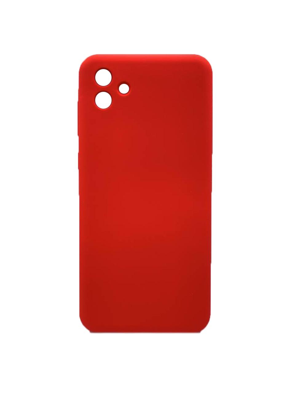 Silicone Cover Full Camera without Logo (A) для Samsung A04/M13 5G (Red)