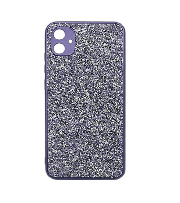 Накладка Grainy Diamonds для Samsung A04E фіолетова