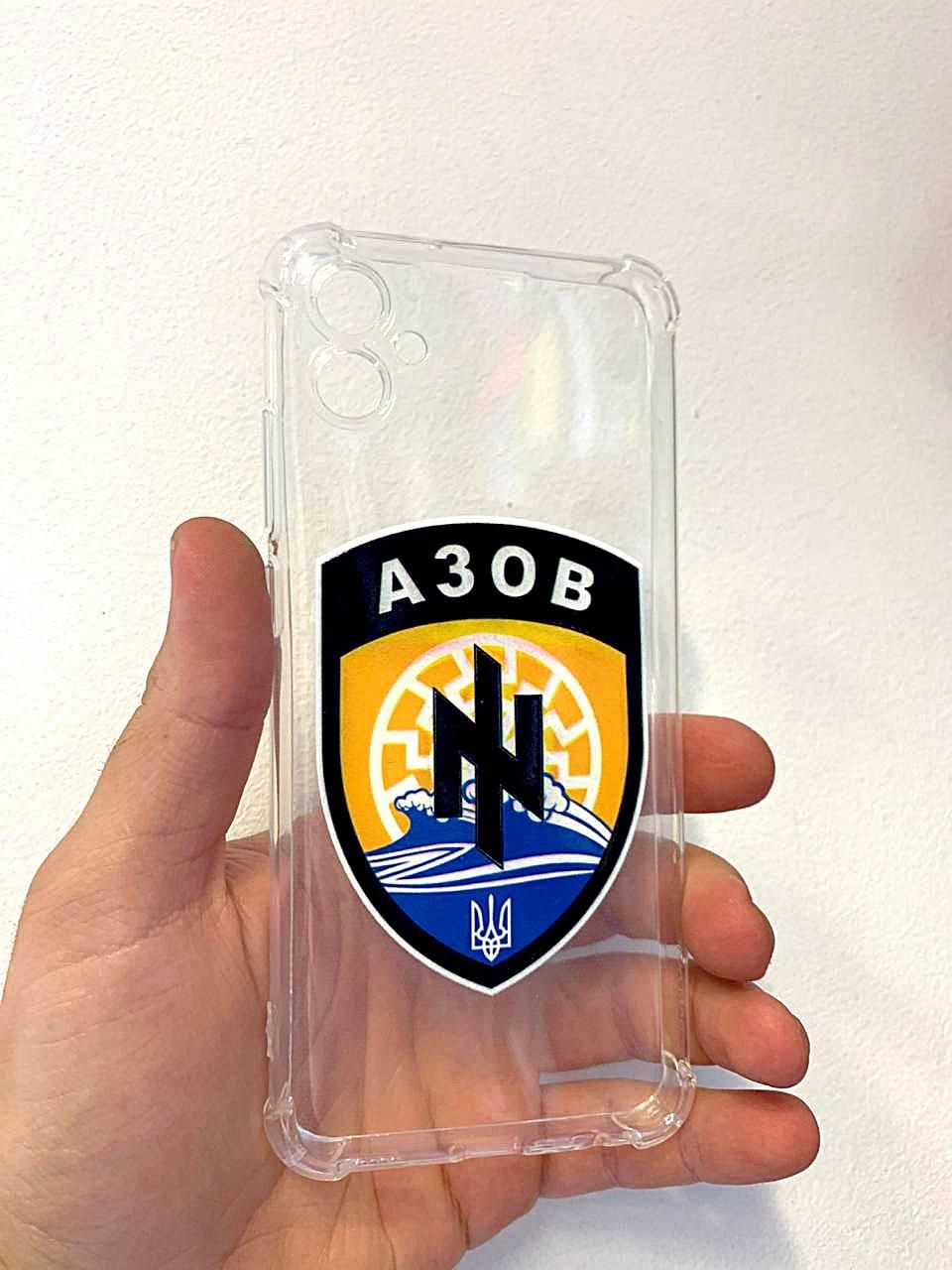 Накладка  WAVE Patriot Clear Case для Samsung A04e (A042) (azov)