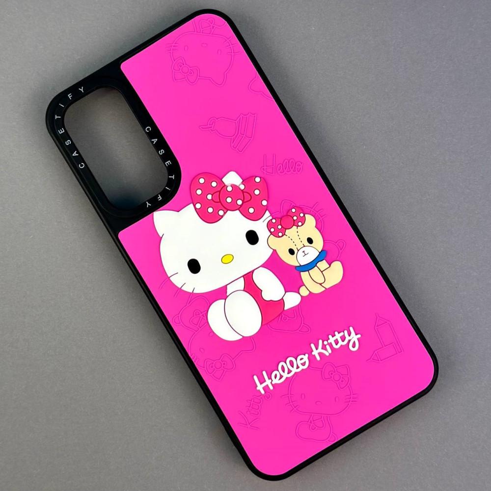 Накладка CaseTify для Samsung A24/ M34  киця і ведмедик
