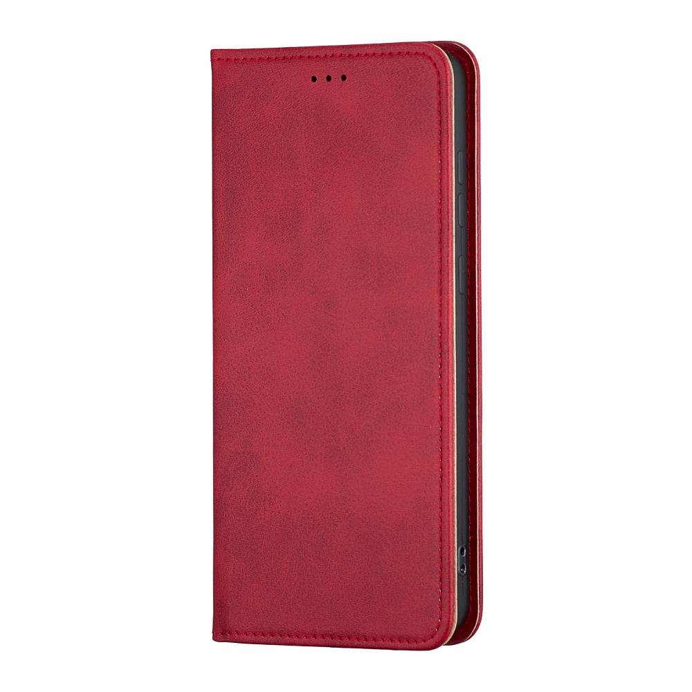 Книжка Black TPU Magnet для Xiaomi Redmi 10/10 2022 темно-червона
