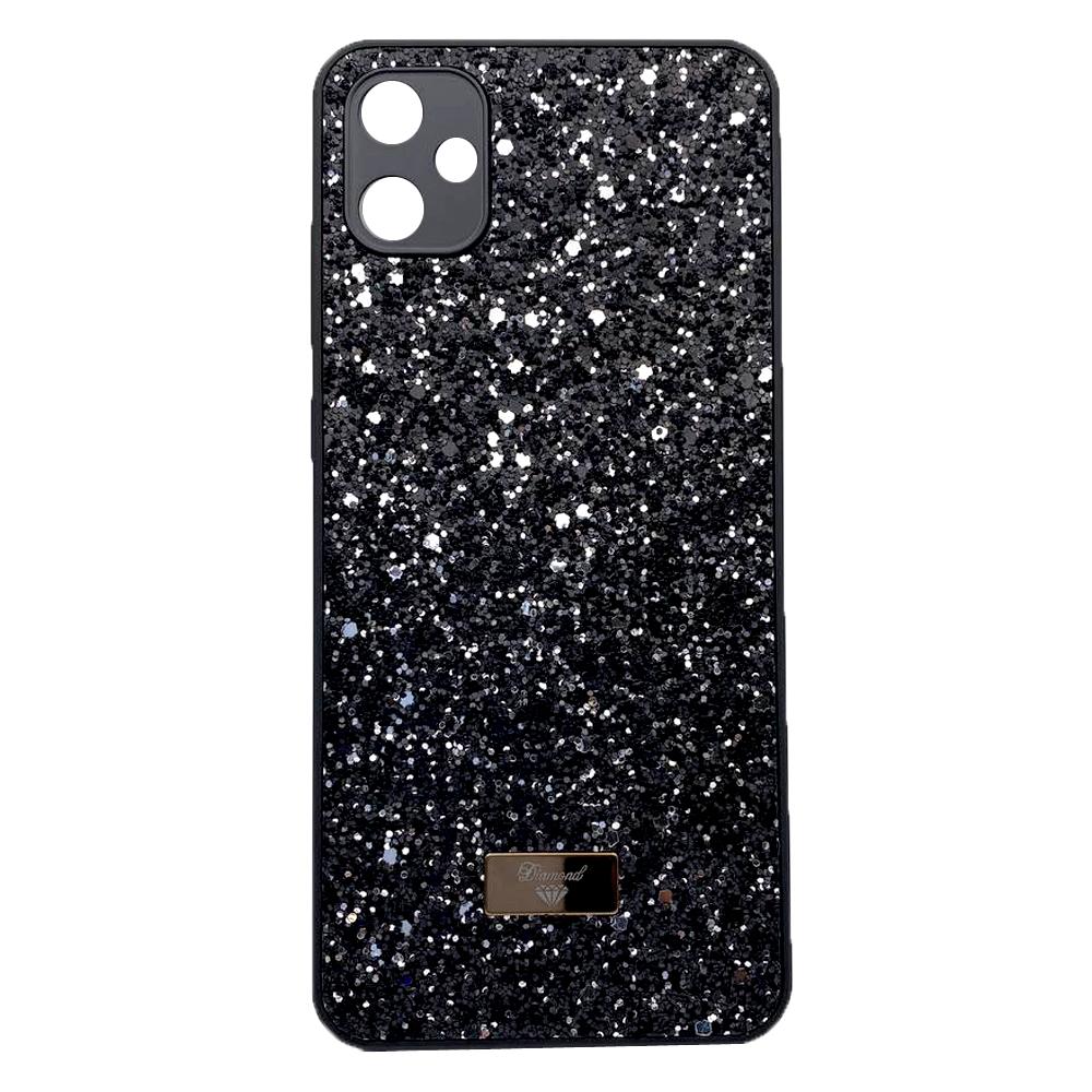 Накладка Bling Grainy Diamond Separate Camera для Samsung A06 (Чорна)
