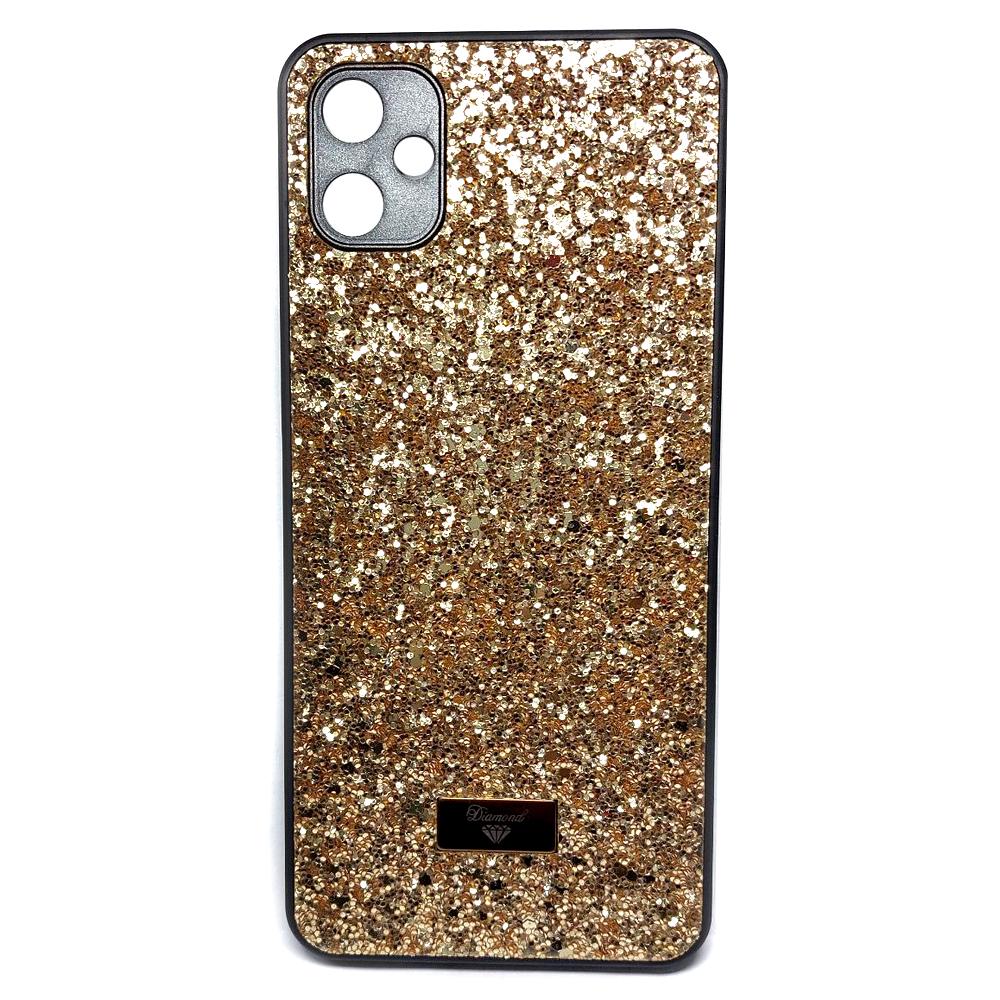 Накладка Bling Grainy Diamond Separate Camera для Samsung A05 (Золота)