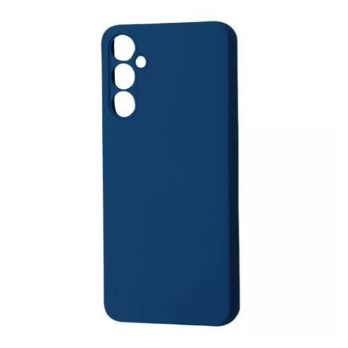 Silicone Cover Full Camera without Logo (A) для Samsung A05S (dark blue)