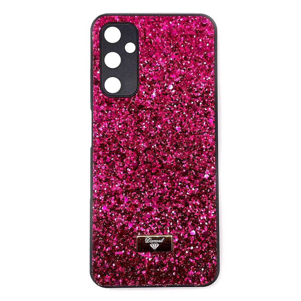 Накладка Bling Grainy Diamond Separate Camera для Samsung A05s (Малинова)