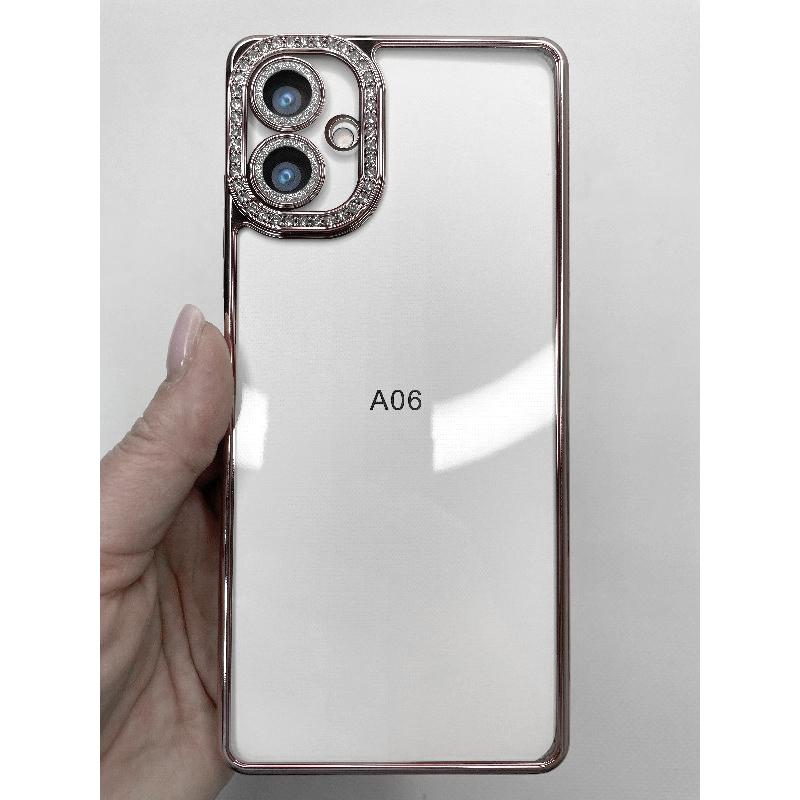 Чохол Clear Diamonds для Samsung A06 срібний