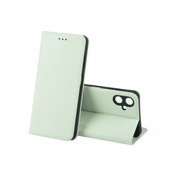 Книжка LEATHER для Samsung A06 салатова