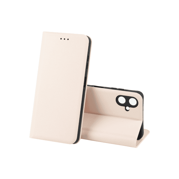 Книжка LEATHER для Samsung A06 рожева
