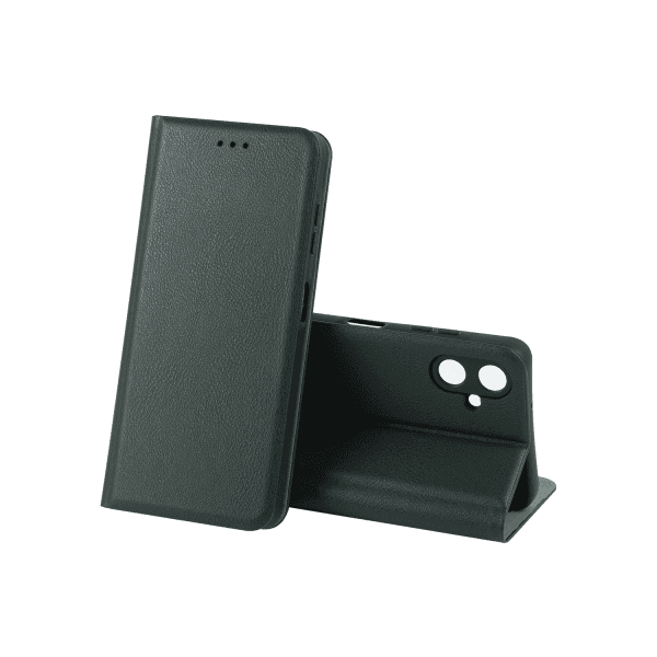 Книжка LEATHER для Samsung A06 темно-зелена