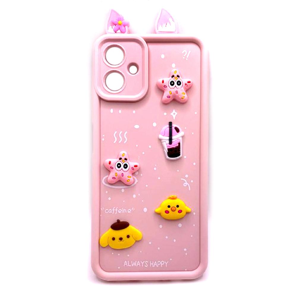 Чохол Pretty Toys with Ears для Samsung A06 (Light Pink)