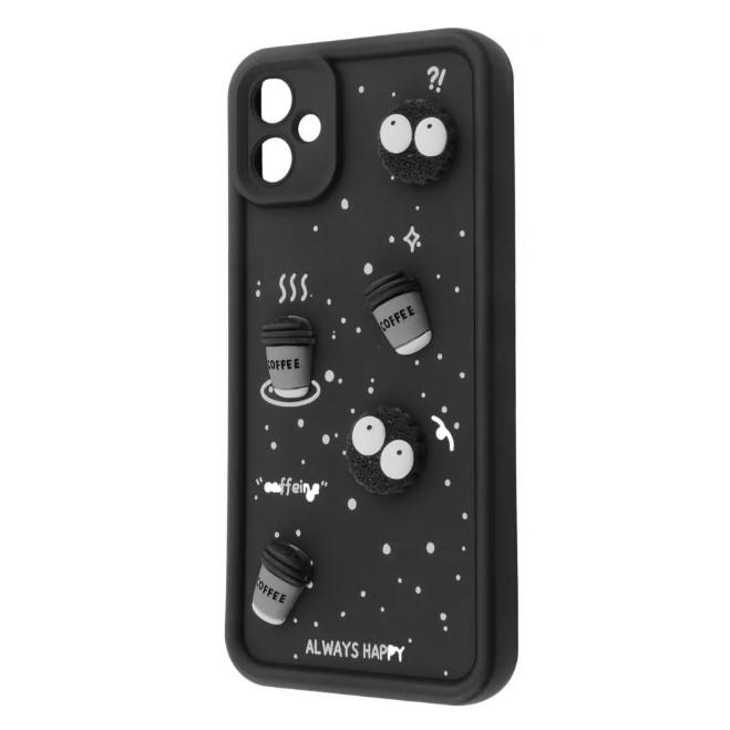 Чохол Pretty Toys для Samsung A06 (Black/coffee)