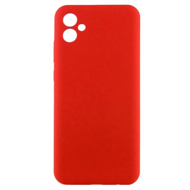 Чохол Silicone Cover Full Camera для Samsung A07 Червоний