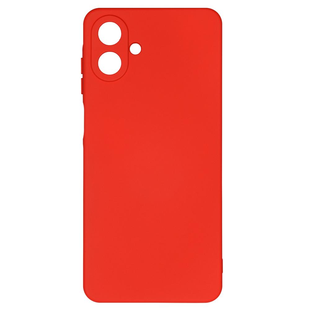 Silicone Cover Full Camera without Logo (A) для Samsung A07 (Red)