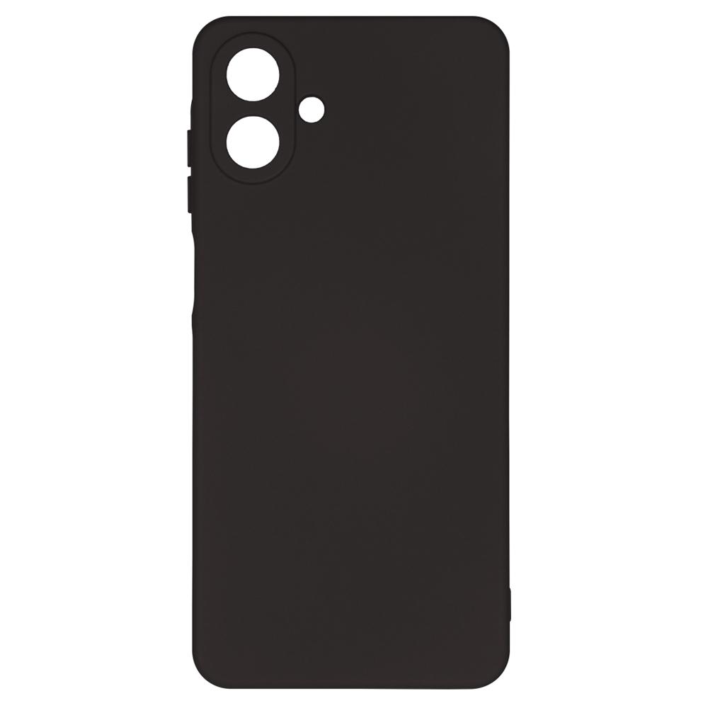 Silicone Cover Full Camera without Logo (A) для Samsung A07 (Black)
