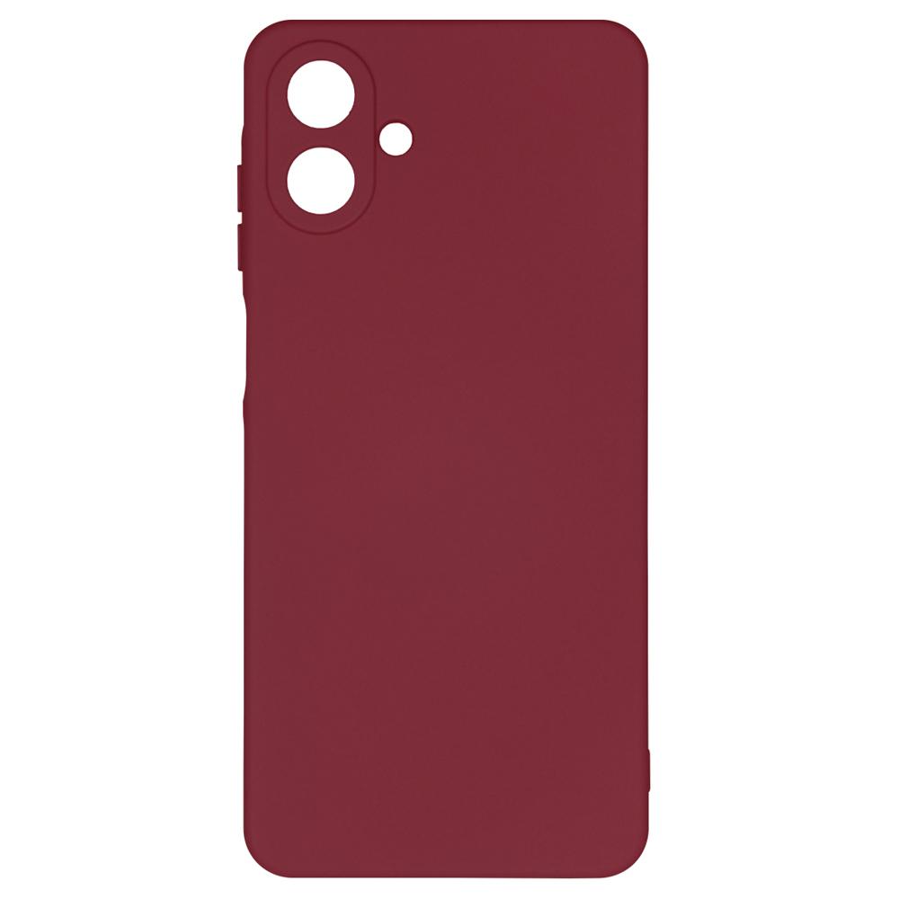 Silicone Cover Full Camera without Logo (A) для Samsung A07 (Marsala)
