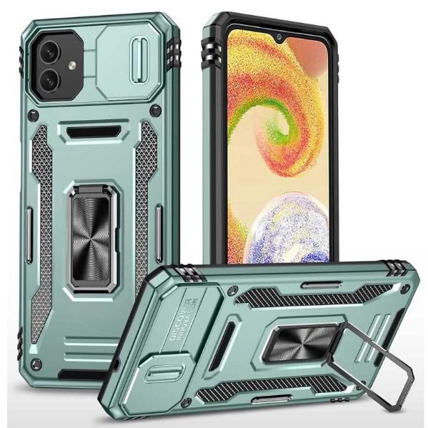 Чохол Camshield Army Ring для Samsung A07 світло-зелений
