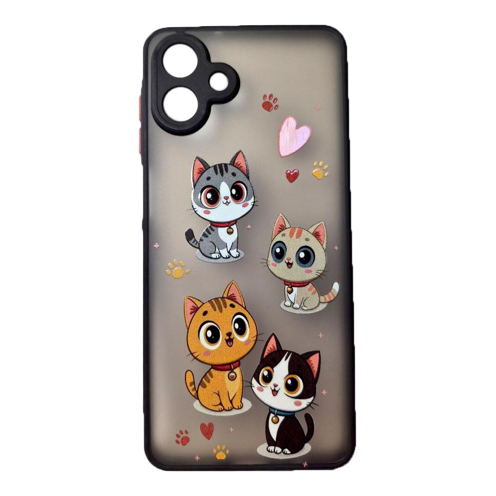 Накладка Totu Gingle Print для Samsung A07 Котики