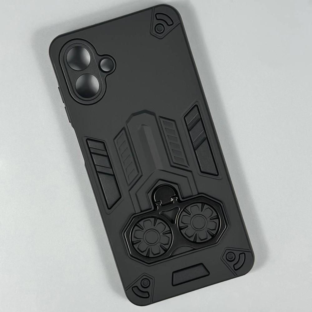 Чохол Armor Shield with Ring Holder для Samsung A07 чорний