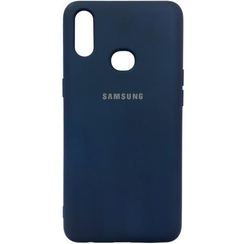 Silicone Case  для Samsung M20 темно-синій